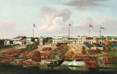 Kanton Hongları - Çin Ticareti, c.1850 by Unbekannt Unbekannt