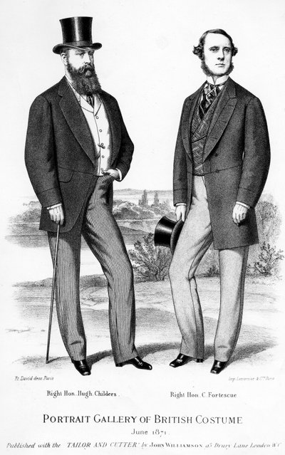 Doğru Hz. Hugh Childers ve Sağ Hon. C. Fortescue, 1871 by Unbekannt Unbekannt