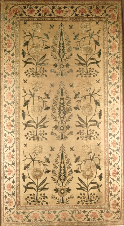 Kadife döşeme, Moğol, Şah Cihan dönemi, 1628-58 by Unbekannt Unbekannt