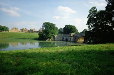 Gölden görünüm, Blenheim Sarayı, Oxfordshire by Unbekannt Unbekannt