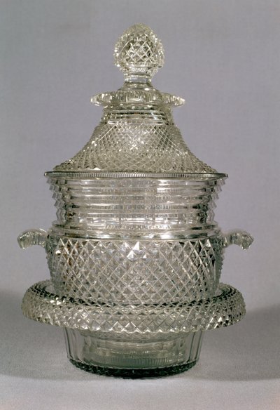 Şarap soğutucu, c.1815-20 (kesilmiş cam) by Unbekannt Unbekannt
