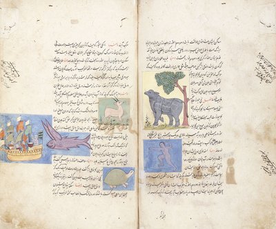Farsça el yazması "Aja"ib al-Makhluqat ve Ghara"ib al-Maujudat