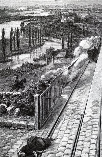 Tren çarpmış bir kadın. by Unbekannt