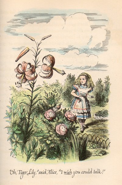 Alice Harikalar Diyarında ve Aynanın İçinden, Lewis Carroll, Resimleyen John Tenniel by Unbekannt
