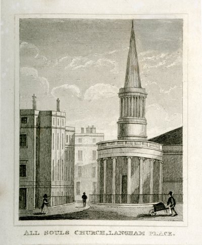 Tüm Ruhlar Kilisesi, Langham Place by Unbekannt