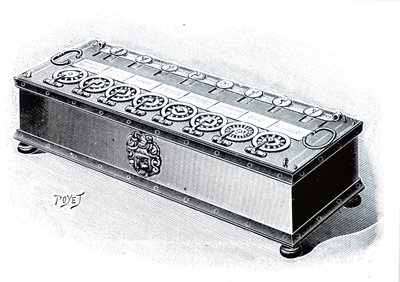 Blaise Pascal tarafından tasarlanan bir ekleme makinesi. by Unbekannt