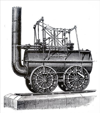 George Stephenson tarafından yaptığım bir motor Lokomotifi by Unbekannt