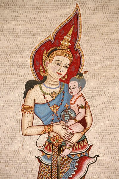 Müjde bazilikası: Thai Virgin, Nazareth, İsrail by Unbekannt
