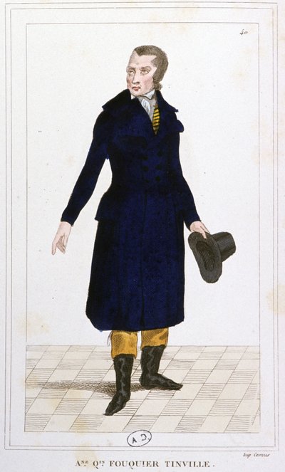 Antoine Fouquer Tinville by Unbekannter Künstler