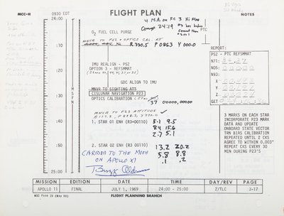 Apollo 11 Uçuş Planı, s. 3-17/3-18. NASA/MSC by Unbekannt