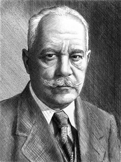 Arnold Sommerfeld, Alman fizikçi, c1910-1920 by Unbekannt