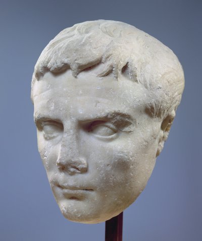 Augustus, mermer kafa, MÖ 27-20 dolayları by Unbekannt