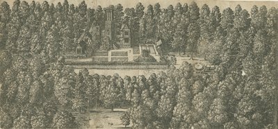 Boscobel Evi: gravür ve [17. yüzyıl] by Unbekannt