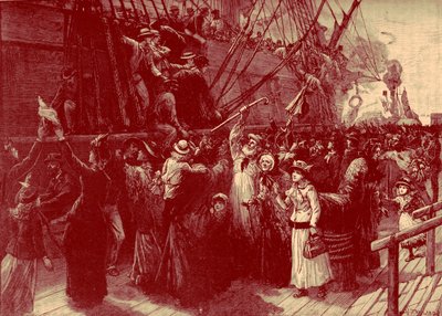 Kolonilere giden İngiliz göçmen gemisi - 19. yüzyılın sonları by Unbekannter Künstler