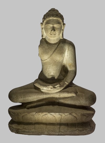 Buda meditasyon jest yapıyor by Unbekannt