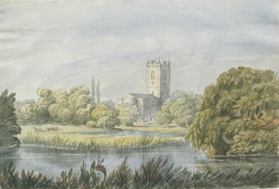 Burton-upon-Trent - "Eski" Kilise: suluboya resim, nd [?19. yüzyıl] by Unbekannt