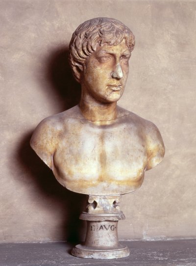 Augustus büstü, Roma (mermer) by Unbekannt