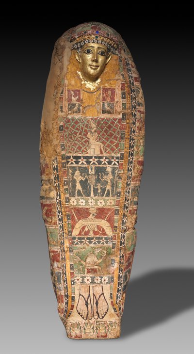 Karton mumya kutusu, Geç Ptolemaios Hanedanından Erken Roma İmparatorluğuna, MÖ 50-MS 50 by Unbekannt