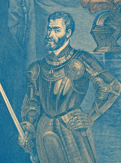 Charles V (1500-58) (gravür) by Lancelot Volders
