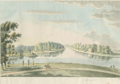 Chillington Park - Havuz: sulu boya boyama ve [c 1820] by Unbekannt