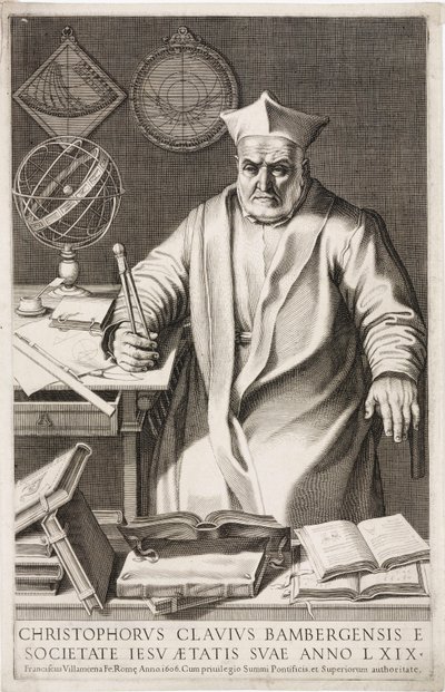 Christopher Clavius, Alman Cizvit rahip ve matematikçi by Unbekannt