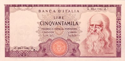 Elli bin Lire (s/b fotoğraf) by Unbekannt
