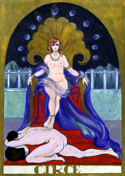 Circe the Enchantress, 1900 civarı (illüstrasyon) by Unbekannter Künstler