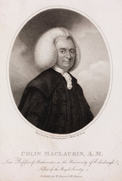 Colin MacLaurin, İskoç matematikçi ve fizikçi, c 1740'lar by Unbekannt
