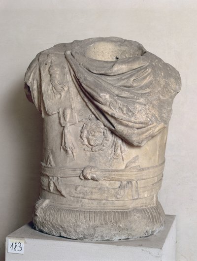 Cuirass, Roma (mermer) by Unbekannt