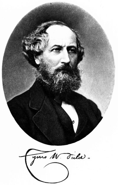 Cyrus W Field, Amerikalı finansör ve girişimci, 1875 dolayları by Unbekannt
