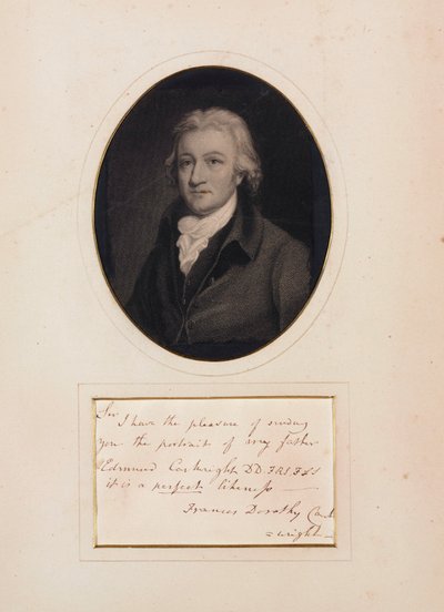 Edmund (Edmond) Cartwright, İngiliz tekstil öncüsü, 18. yüzyılın sonları ve 19. yüzyılın başlarında by Unbekannt