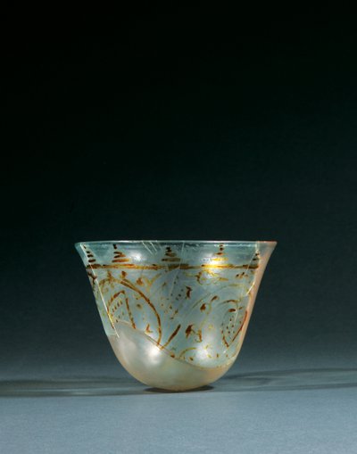 Fatımi parıltısı boyalı parçalı fincan, 10. - 11. yüzyıl by Unbekannt