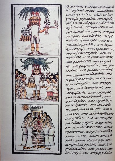 Toxcatl Festivali ve kurbanı, Florentine Codex