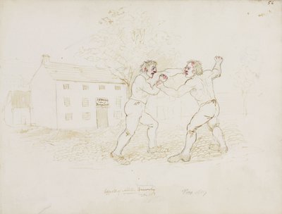Dövüş, Northumberland, 1805-1820 dolayları by Unbekannt