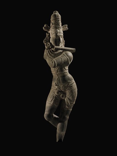 Venugopala Figürü, Güney Hindistan, geç Chola / erken Vijayanagar dönemi, 13. yüzyılın sonu / 14. yüzyılın başı by Unbekannt