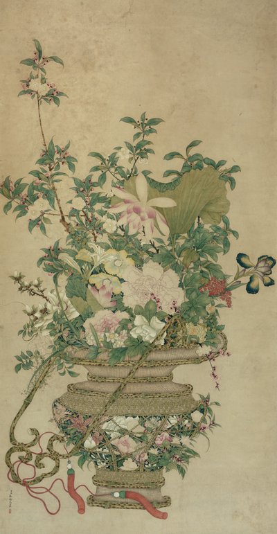 Dört Mevsim Çiçekleri, Qing hanedanı, 18.-19. yüzyıl by Unbekannt