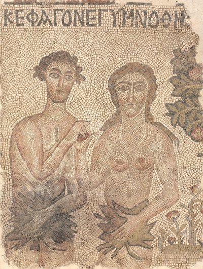 Bir Yer Mozaiğinin Parçası: Adem ve Havva, 400