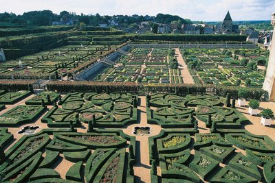 fransa, merkez, loire vadisi, bahçeler, villandry kalesi, bahçeler by Benjamin Baud