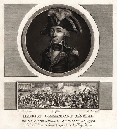 Jakoben lider, Paris Ulusal Muhafız Komutanı Francois Henriot, 1794
