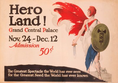 French Hero Land Posteri, New York, New York by Unbekannt