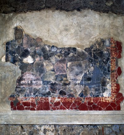 Fresk, Villa Arianna, Stabiae, Campania, İtalya, Roma uygarlığı, MÖ 2. yüzyıl, Detay by Benjamin Baud