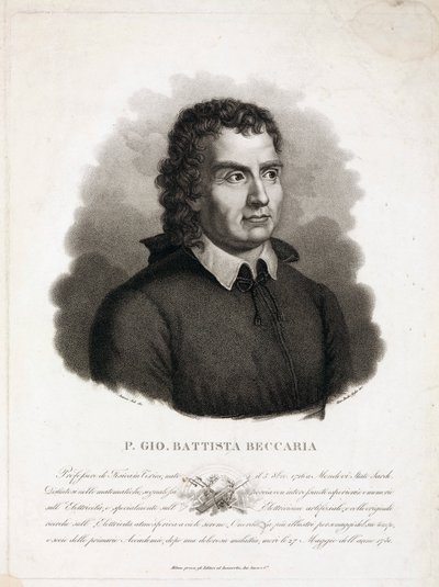 Giambattista Beccaria, İtalyan din adamı ve bilim adamı by Unbekannt