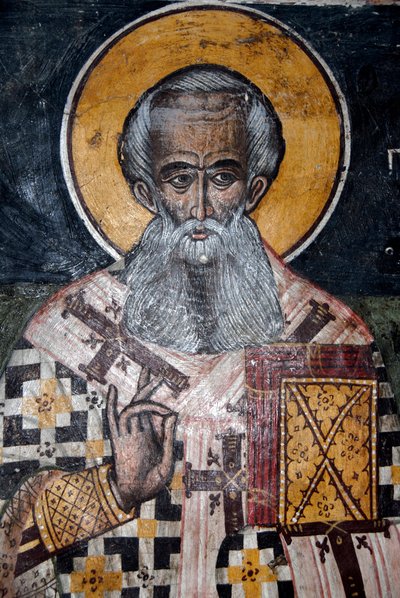 Yunan Ortodoks Hristiyanlığı; antik Bizans freskleri; Piskopos Nicholas