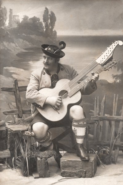 Gustav Rechl, Almanya 1908 (s/b fotoğraf) by Unbekannter Künstler