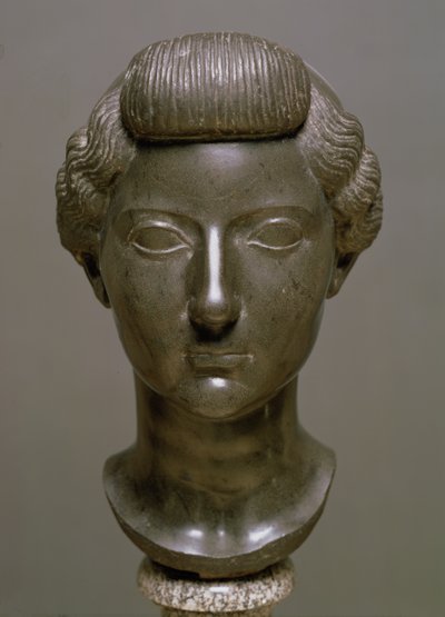 Livia Drusilla'nın başı (MÖ 56-MS 29) Roma, MÖ 30 dolayları (bazalt) by Unbekannt