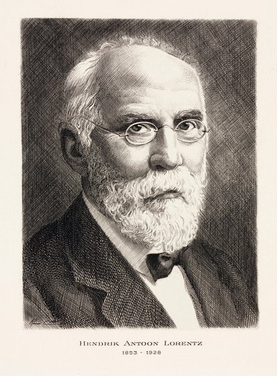 Hendrik Antoon Lorentz, Hollandalı matematiksel fizikçi, c 1910