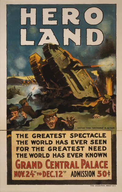 Hero Land Posteri, New York, New York by Unbekannt