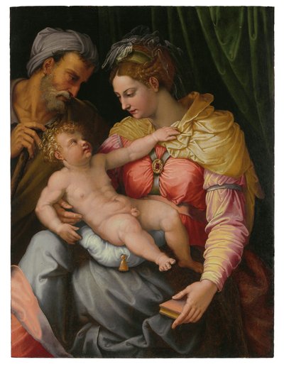 Kutsal Aile (panelde yağ) by Unbekannt