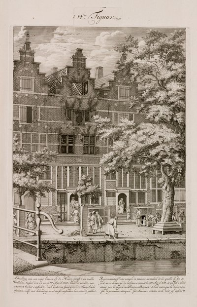 Yangında hasar gören ev, Amsterdam, Hollanda by Unbekannt