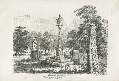 İlam Kilisesi - Eski Haçlar: litografi, 1849 by Unbekannt
